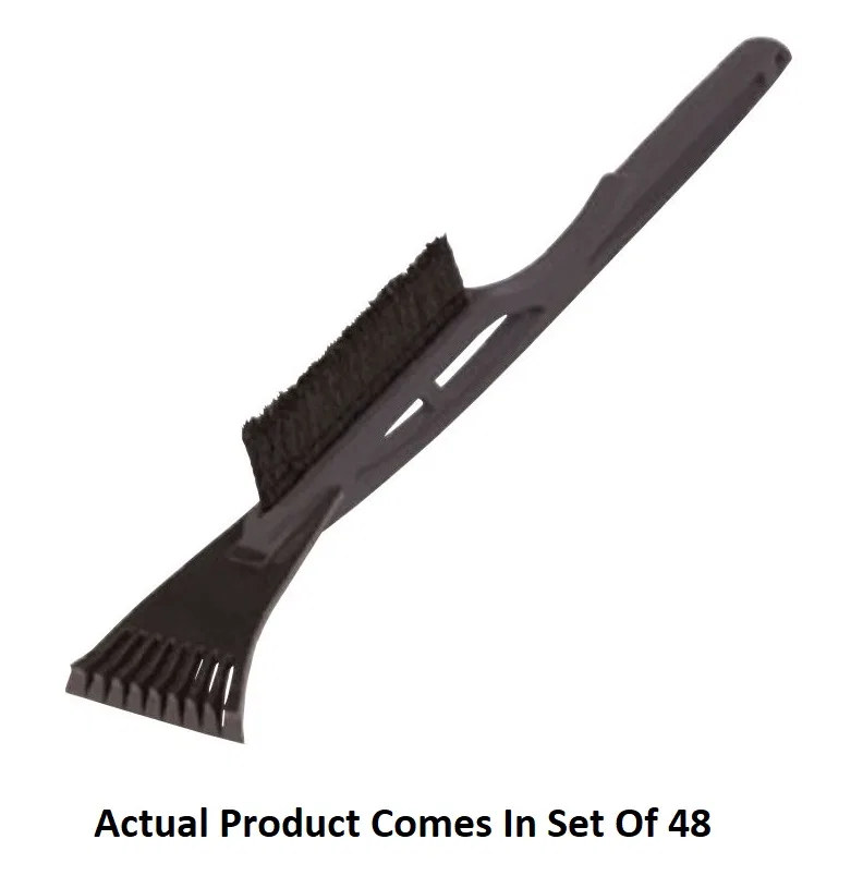 2248FD – HOPKINS Ice Scraper/ Snow Brush, 4 Inch Width Bear Claw ® Blade and Side Brush Non-Pivoting 22 Inch Length W...